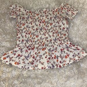 FLOWER PEPLUM TOP🌹🌷🌻